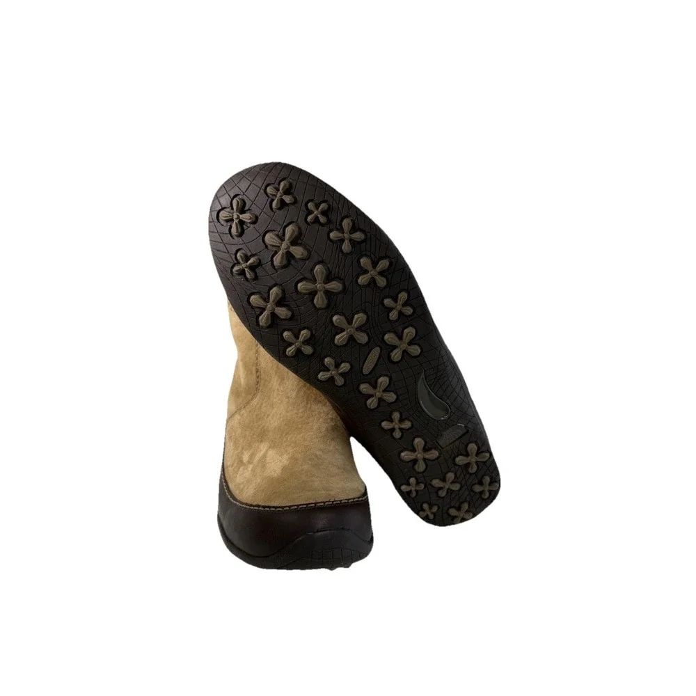 The North Face Leather Winter Snow‎ Boots Sherpa Women's Size 9 No Box